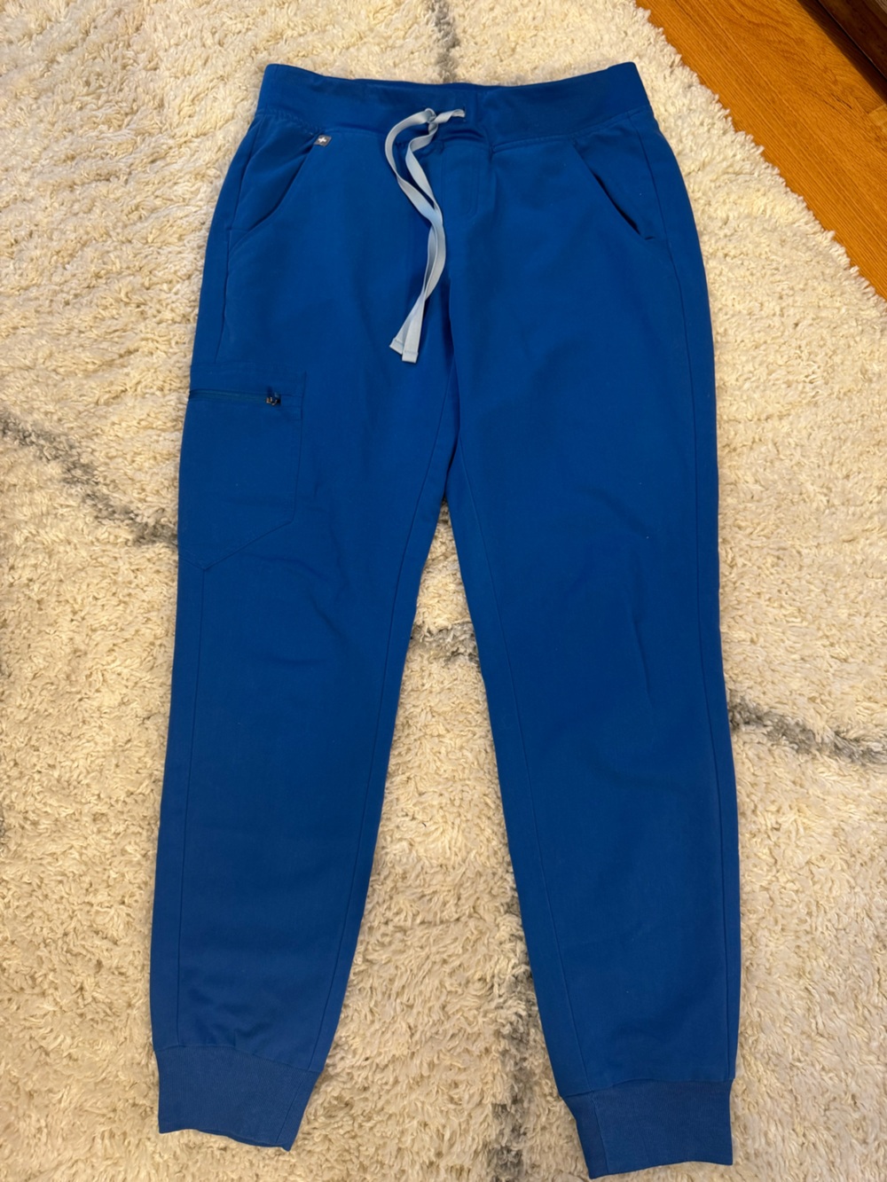 FIGS Zamora Jogger Scrub Pants- Royal Blue- Small